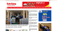 Desktop Screenshot of anhsangvacuocsong.vn